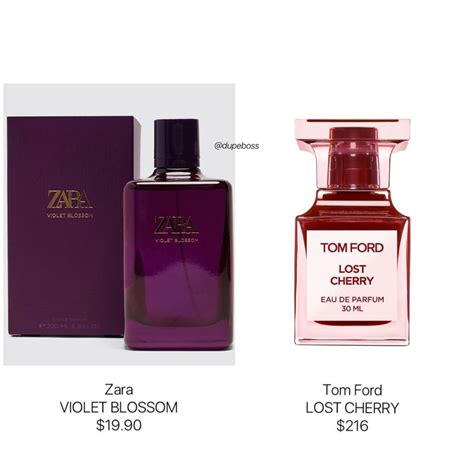 tom ford dupes perfume|zara lost cherry dupe.